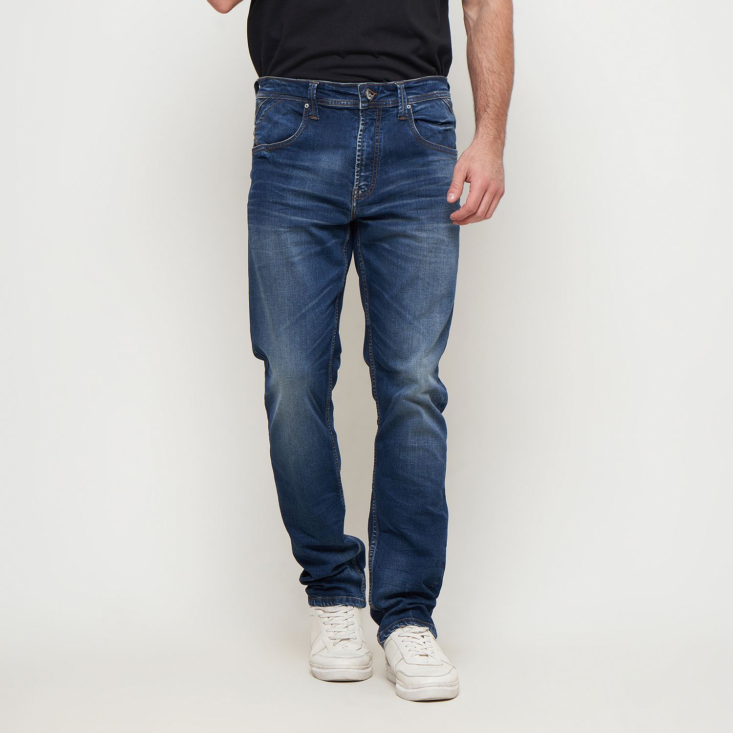 GABRIELLE Celana Panjang Denim Pria Slim Fit Stretch BBRD107X1223