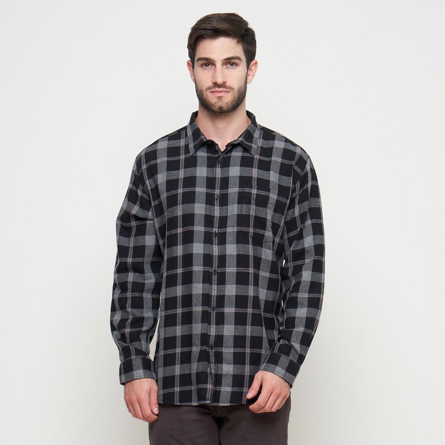GABRIELLE KEMEJA FLANNEL PRIA LENGAN PANJANG REGULAR FIT BAAC432M0224