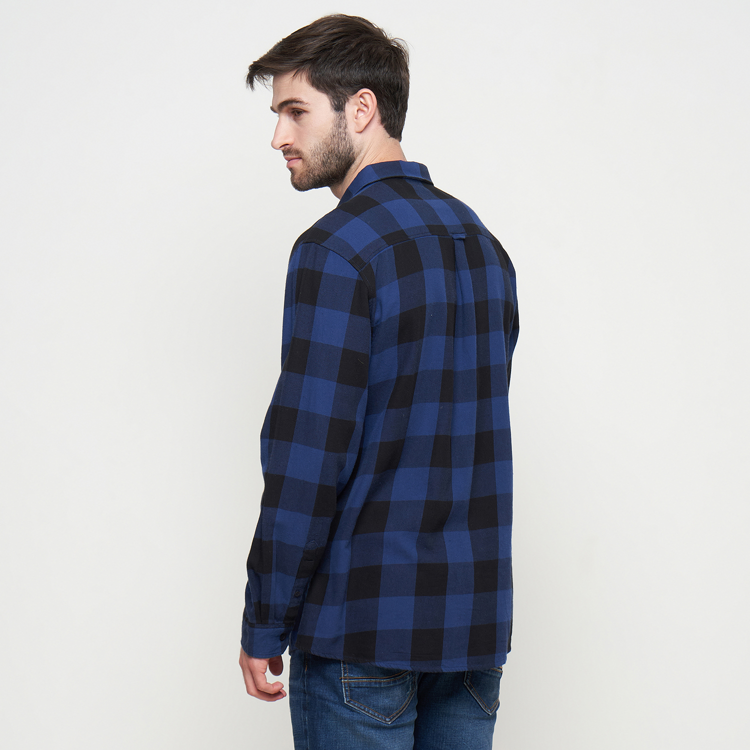 GABRIELLE KEMEJA FLANNEL LENGAN PANJANG PRIA REGULAR FIT BBAC418M0224