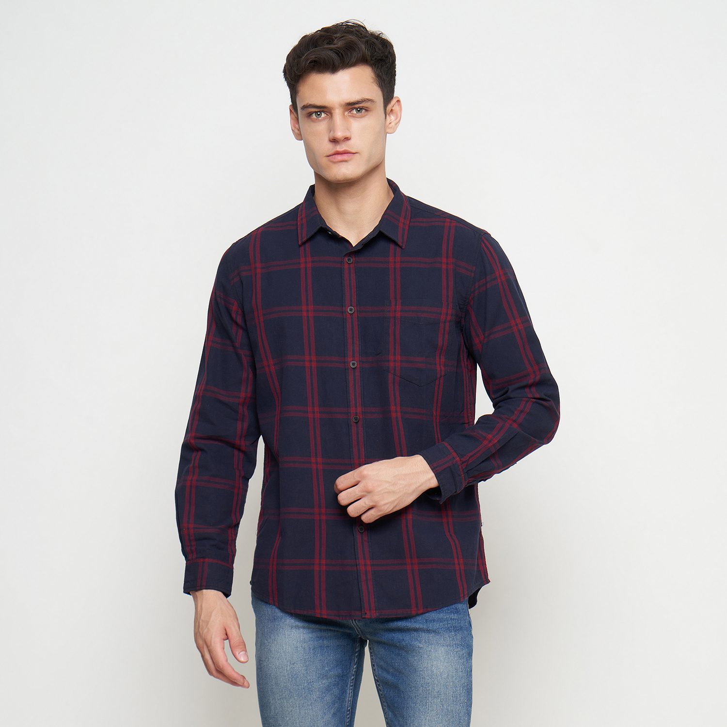 GABRIELLE KEMEJA PRIA LENGAN PAJANG REGULAR FIT BBAC423M0224