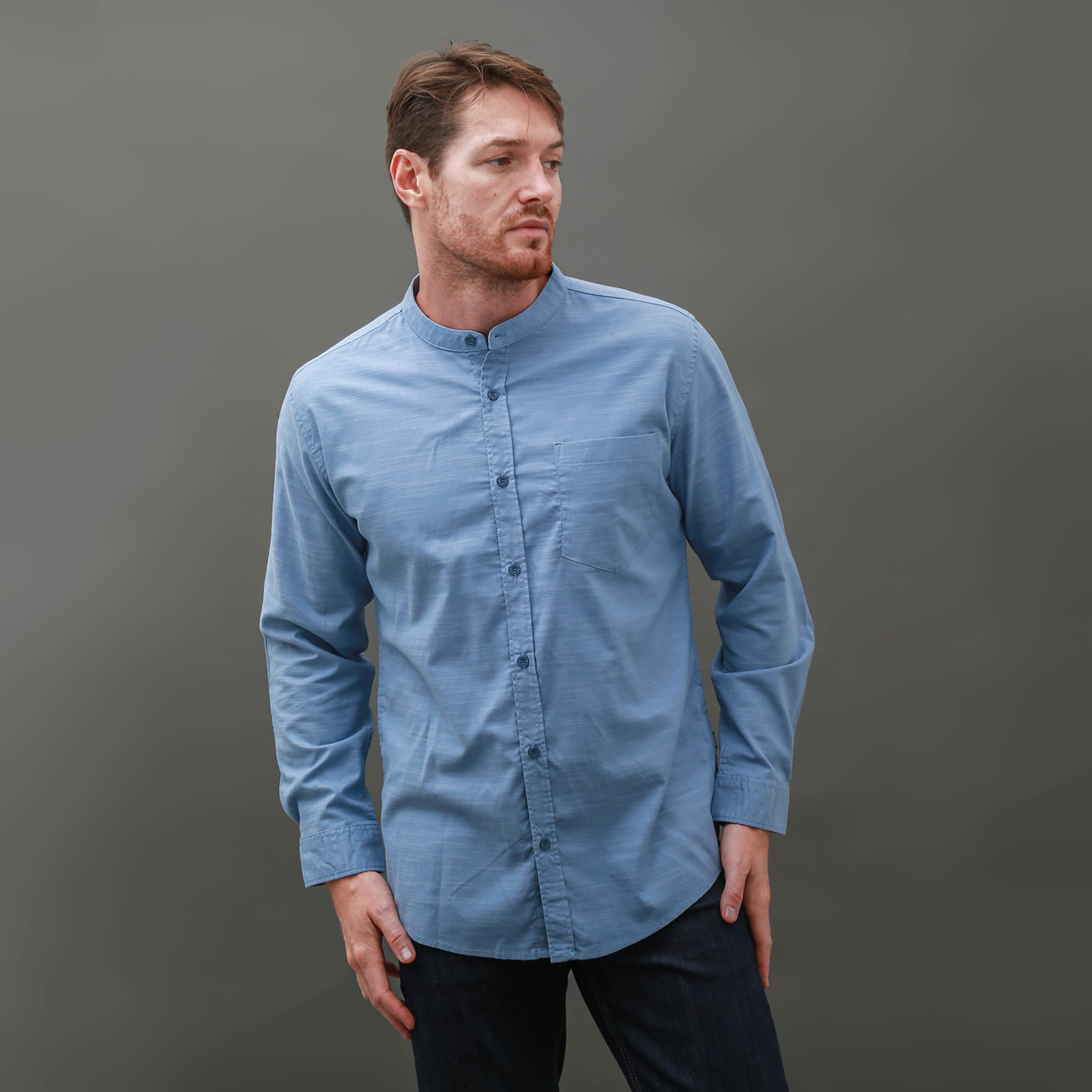 GABRIELLE KEMEJA KOKO LENGAN PANJANG REGULAR FIT BBCC395C0225