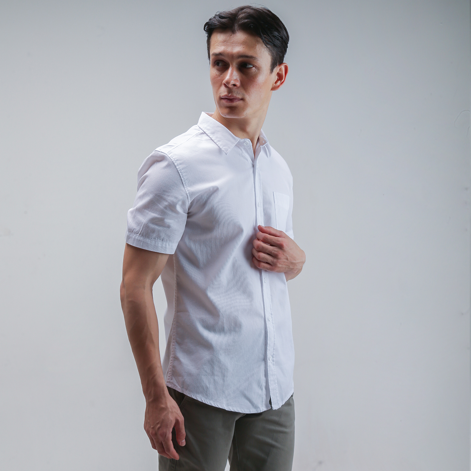 GARBIELLE KEMEJA LENGAN PENDEK REGULAR FIT BABC506K1124