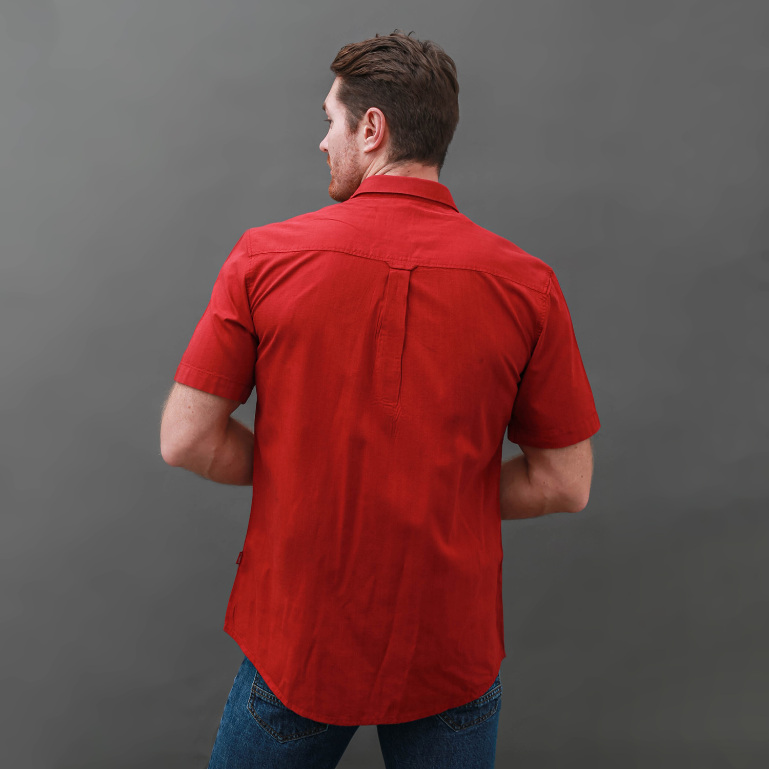 GABRIELLE KEMEJA LENGAN PENDEK REGULAR FIT BABC493D1124