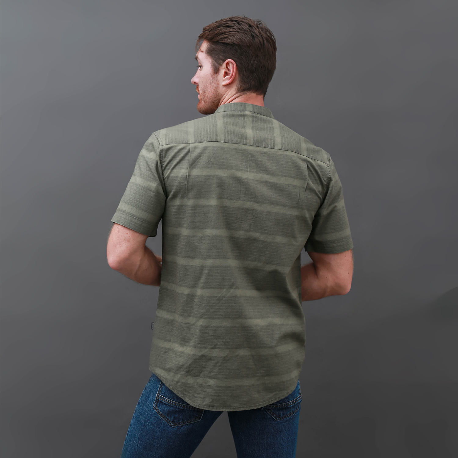 GABRIELLE KEMEJA KOKO LENGAN PENDEK REGULAR FIT BADC594L0225